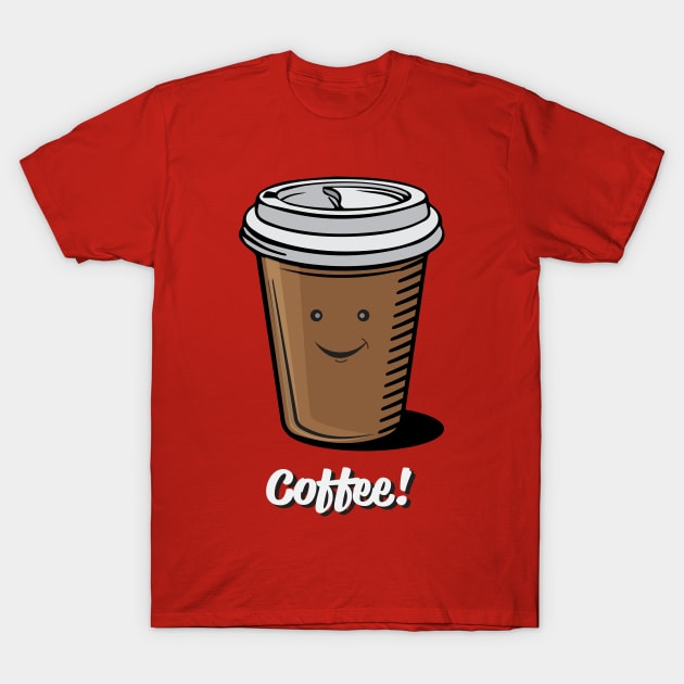 Coffee Love T-Shirt by Vin Zzep